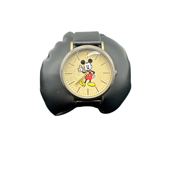 Disney Other - New in Box Unisex Gold Face Disney Mickey Mouse Thumbs Up Quartz WatchTimepiece